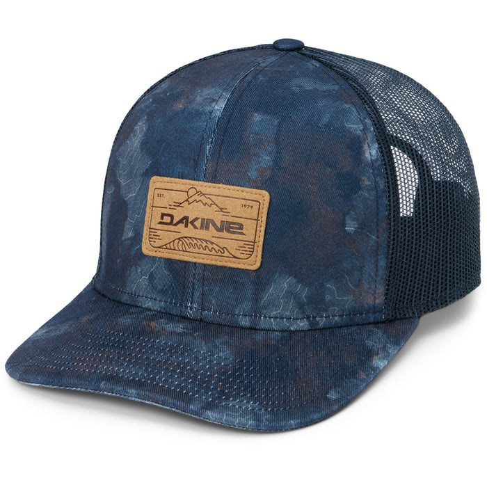Dakine Peak to Peak Trucker Hat Snapback Curved Brim Cap Unisex Sub Topo Print