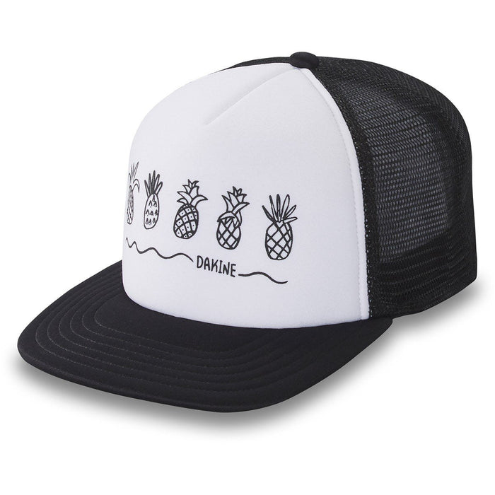 Dakine Pineapple Row Trucker Hat Curved Brim Snapback Cap Black New