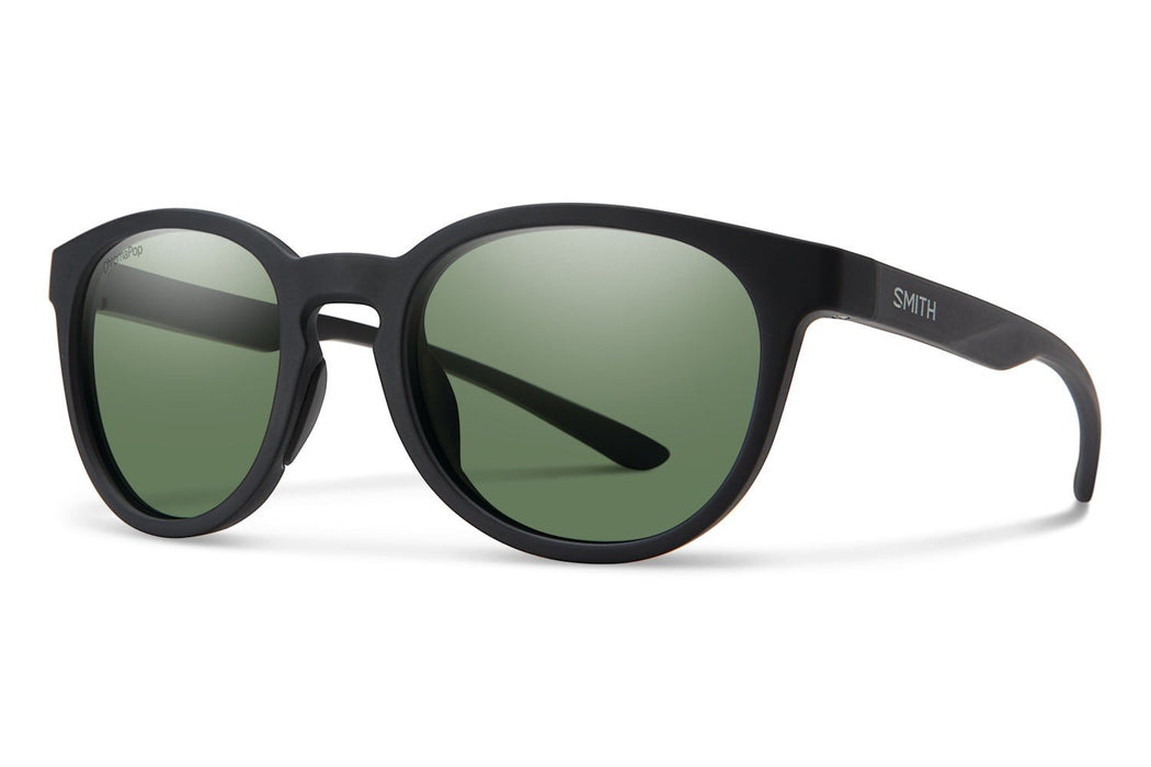Smith Optics Eastbank Sunglasses Matte Black Chromapop Polarized Gray Green Lens