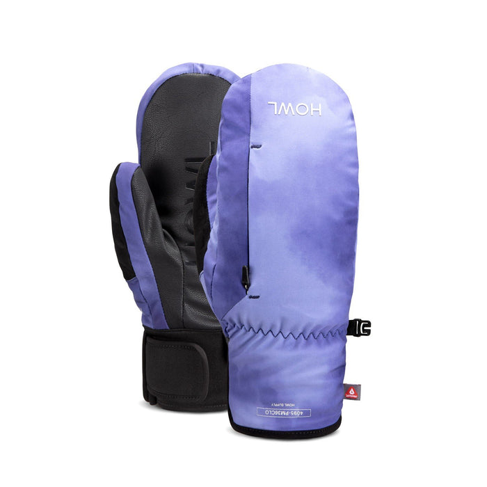 Howl Pocket Heavyweight Snowboard Mitts, Unisex Medium, Cloud Print New