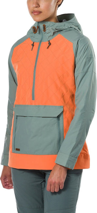 Dakine Women's Pollox Softshell Pullover Jacket Medium Coastal / Melon New