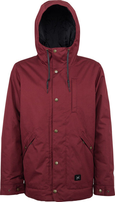 L1 Prescott Insulated Snowboard Jacket Mens Size Large Oxblood