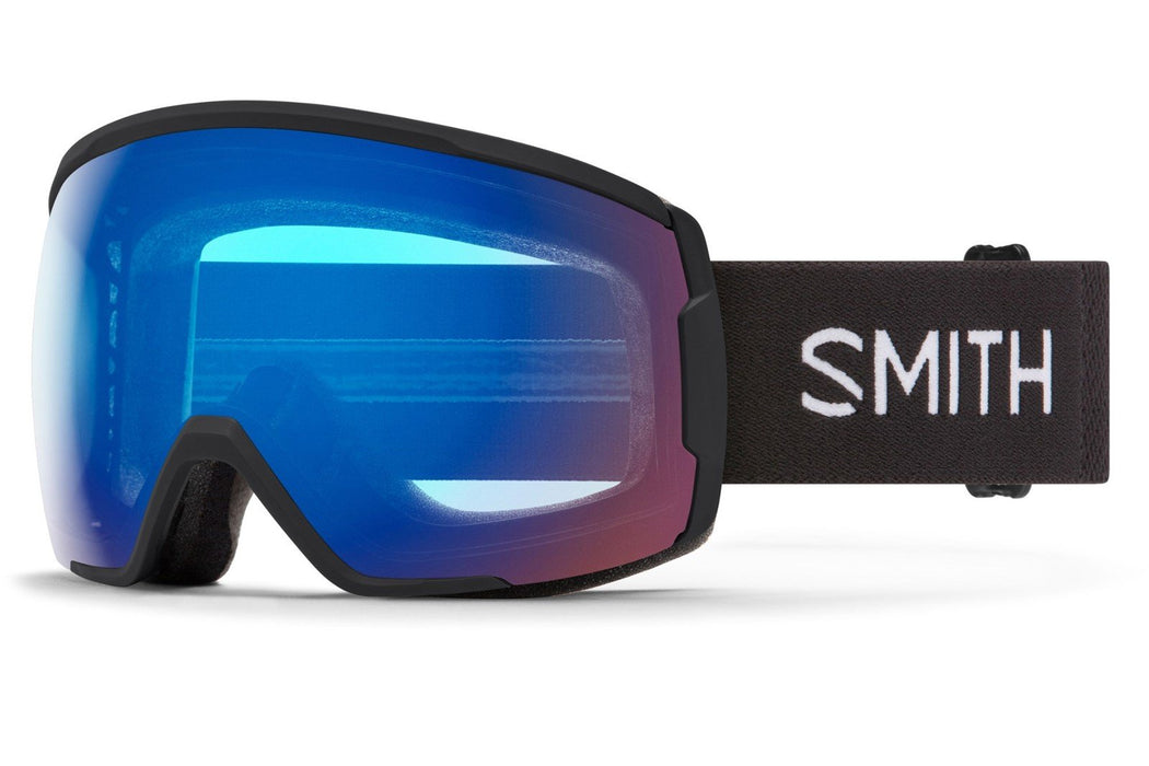 Smith Proxy Snow Goggles Black Frame, Chromapop Storm Rose Flash Lens New