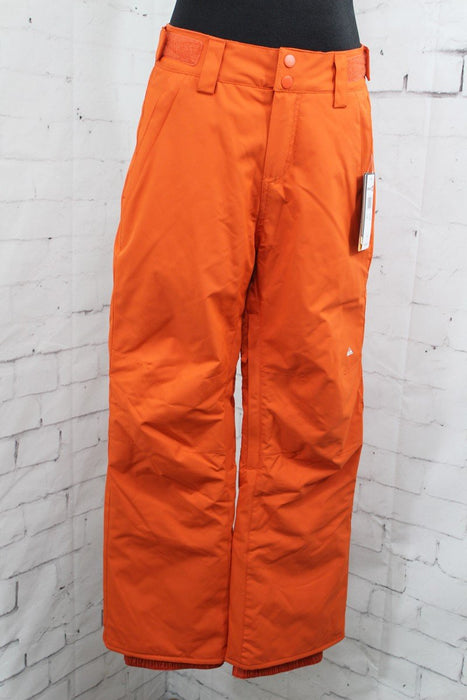 Quiksilver Estate Snow Pants, Boys/Kids YouthMedium 12Y, Pureed Pumpkin Orange