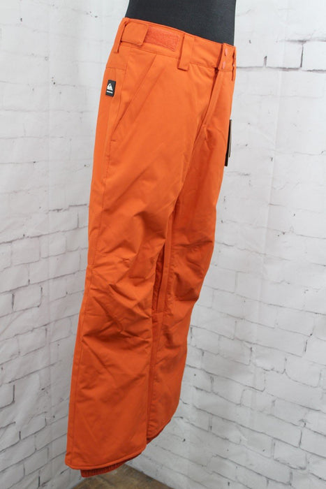 Quiksilver Estate Snow Pants, Boys/Kids YouthMedium 12Y, Pureed Pumpkin Orange