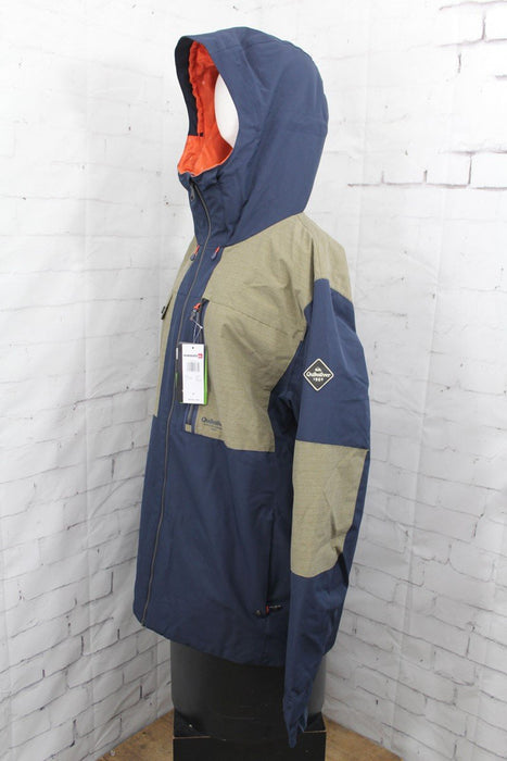 Quiksilver Tamarak Snowboard Jacket, Men's Extra Large XL, Navy Blazer