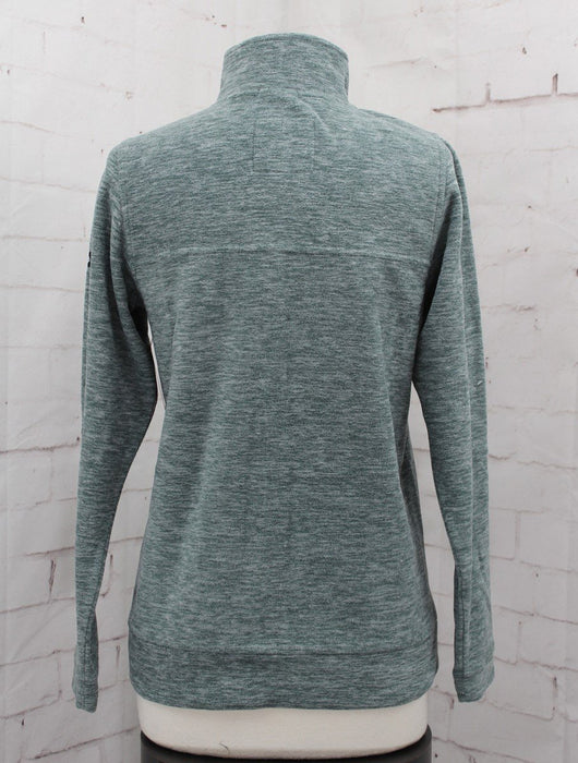 686 Quarter Zip Pullover Fleece Shirt, Women's Small, Cypress Green Heather New