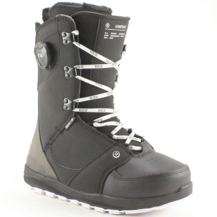 Ride Context Boa Snowboard Boots Women's Size 8 Black New 2022