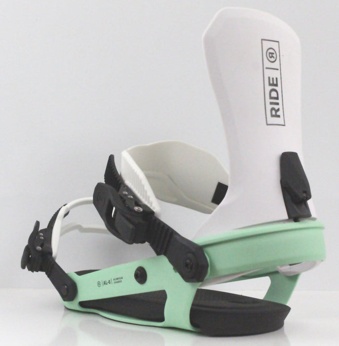 Ride AL-6 Snowboard Bindings Medium Women's US Size 7-11 Mint 2022