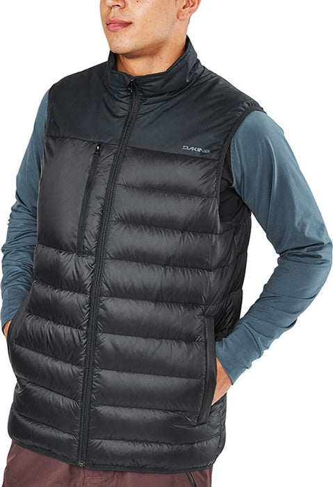 Dakine Men's Recoil Reversible Packable Down Midlayer Vest Large Black New