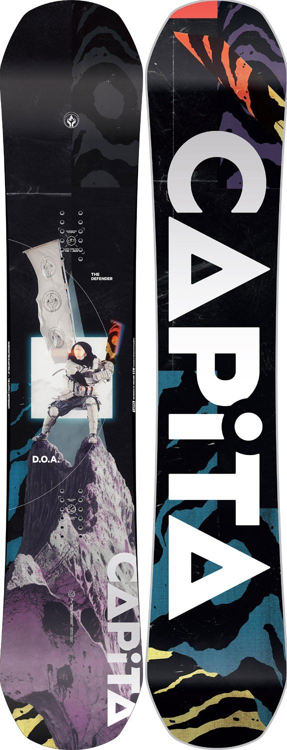 Capita DOA Wide Defenders of Awesome Snowboard 163 cm True Twin New 20 — Boarderline Insanity