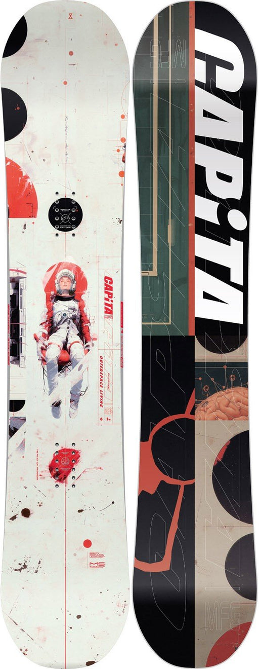capita defenders of awesome snowboard 2015 Capita Outerspace Living Snowboard Men's Wide 161 cm, Directional Twin — Boarderline Insanity