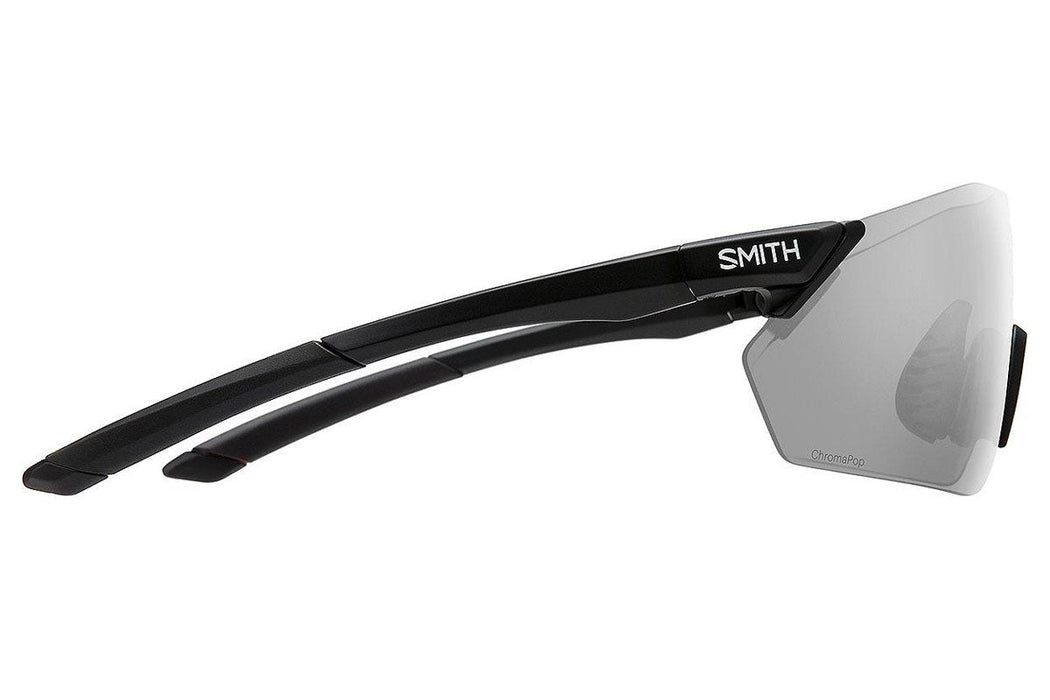 Smith Reverb Sunglasses Matte Black Frame, ChromaPop Platinum Mirror Lens New