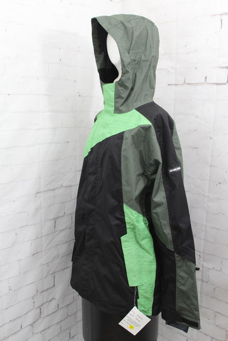 Ride Georgetown Snowboard Jacket, Mens Size Large, Black And Green New