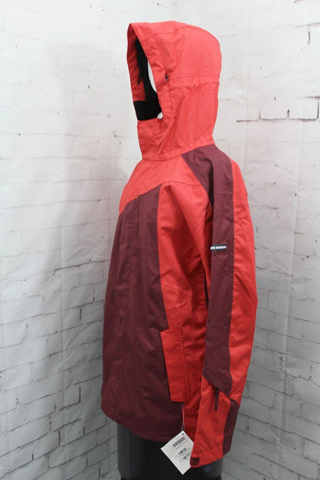 Ride Georgetown Shell Snowboard Jacket, Men's Size Large, Maroon / Red New