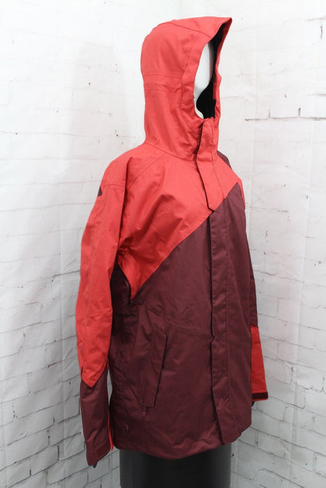 Ride Georgetown Shell Snowboard Jacket, Men's Size Large, Maroon / Red New