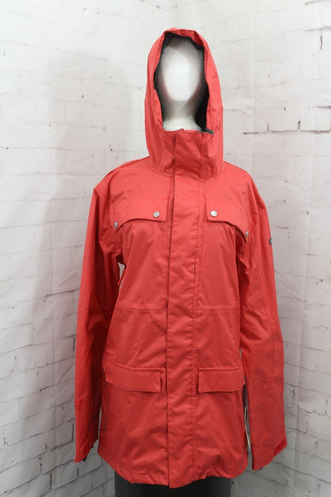 Ride Rainier Shell Snowboard Jacket, Men's Size Large, Red Twill New