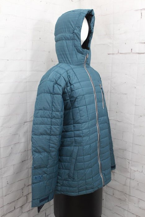 Ride Capitol Down Snowboard Jacket, Mens Large, Blue Marine New