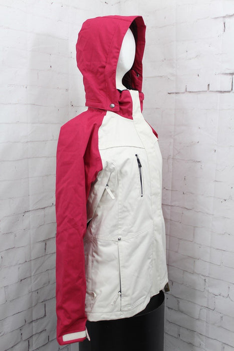 Ride Fremont Insulated Snowboard Jacket, Women's Medium, Creme (White) / Red New