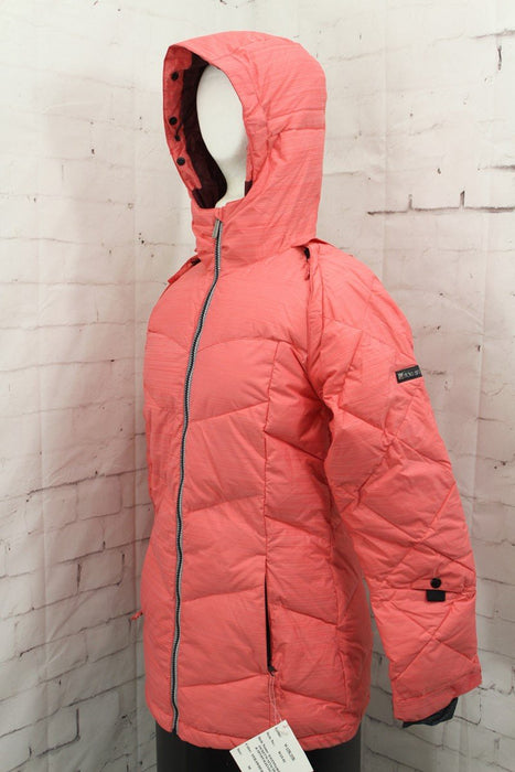 Ride Ravenna Snowboard Jacket, Womens Medium, Strawberry Pink, Zip Off Sleeves