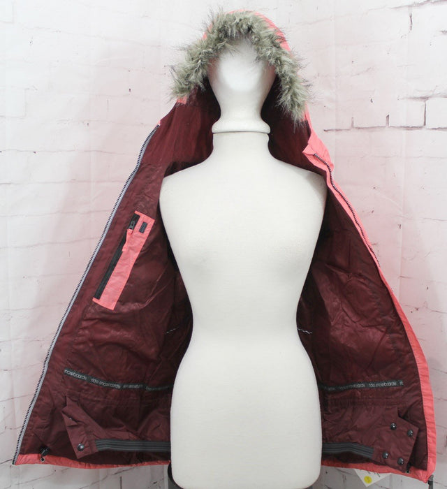 Ride Ravenna Snowboard Jacket, Womens Medium, Strawberry Pink, Zip Off Sleeves