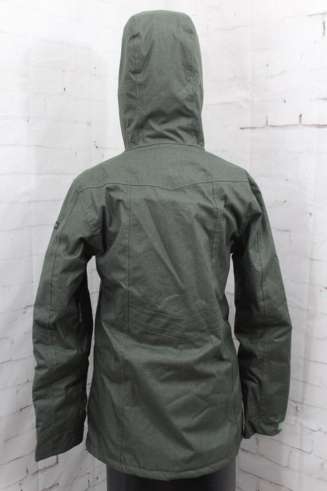 Ride Madison Insulated Snowboard Jacket, Women's Medium, Tank Green New