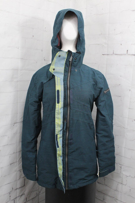 Ride Madison Insulated Snowboard Jacket Womens Size Medium Blue Marine