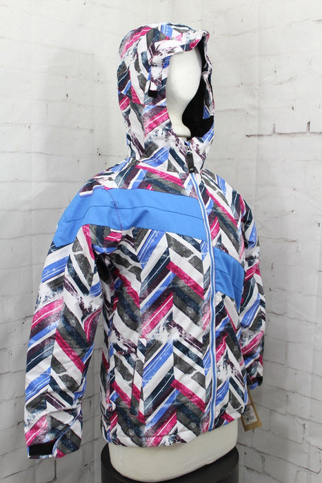 Ride Chevelle 3-in-1 Snow Jacket, Girls Youth Medium (10-12), Chevron Print New