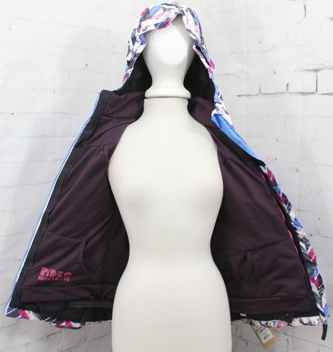 Ride Chevelle 3-in-1 Snow Jacket, Girls Youth Medium (10-12), Chevron Print New