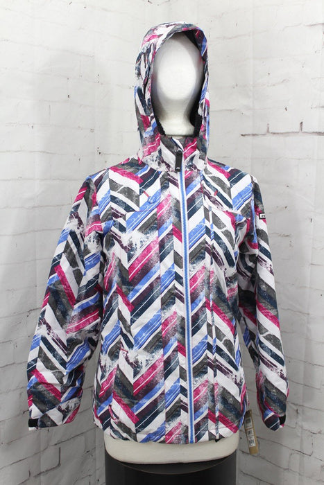 Ride Malibu Snowboard Jacket, Girls Youth Medium (10-12), Chevron Print New