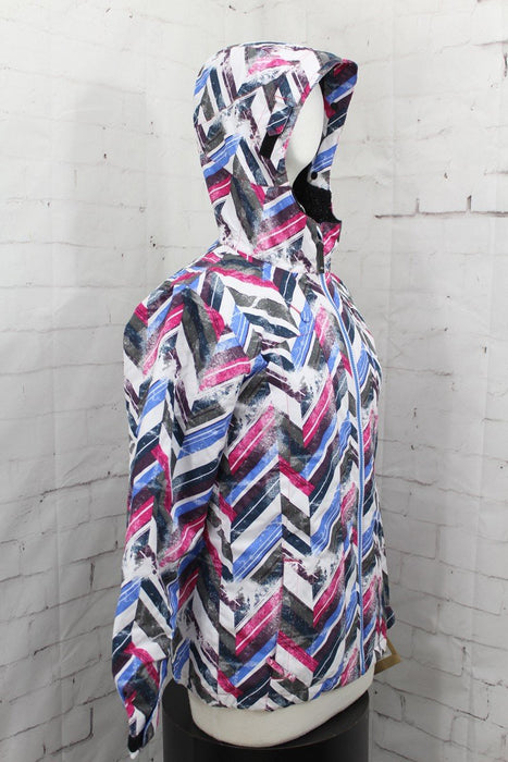 Ride Malibu Snowboard Jacket, Girls Youth Medium (10-12), Chevron Print New