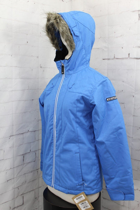 Ride Malibu Snowboard Jacket, Girls Youth Medium (10-12), Periwinkle Blue New