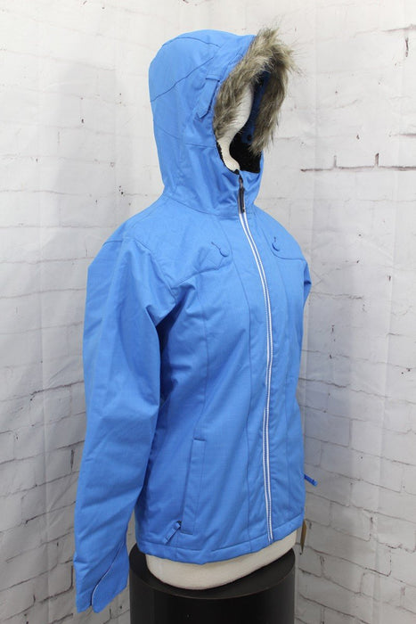 Ride Malibu Snowboard Jacket, Girls Youth Medium (10-12), Periwinkle Blue New