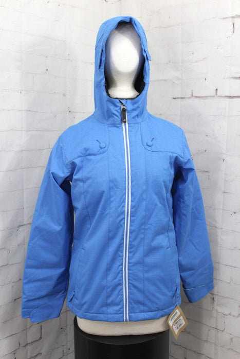Ride Malibu Snowboard Jacket, Girls Youth Medium (10-12), Periwinkle Blue New