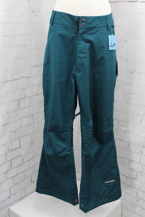 Ride Madrona Snowboard Pants, Mens Extra Large/XL, Slim Fit, Blue Marine New