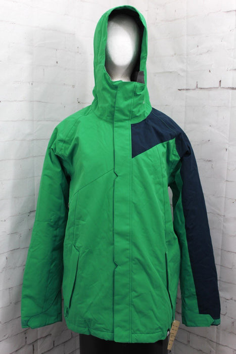 Ride Kent Insulated Snowboard Jacket, Men's Size Large, Emerald Green Twill New