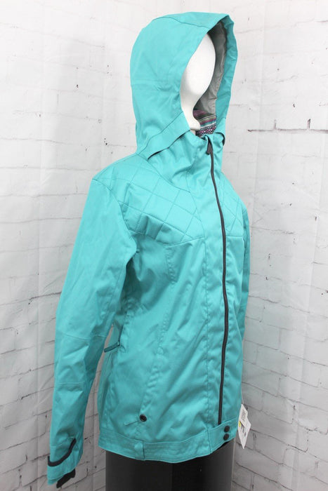 Ride Seward Snowboard Shell Jacket, Women's Medium, Aqua Blue