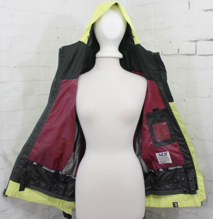 Ride Somerset Snowboard Shell Jacket, Women's Medium, Lemon Drop Yellow