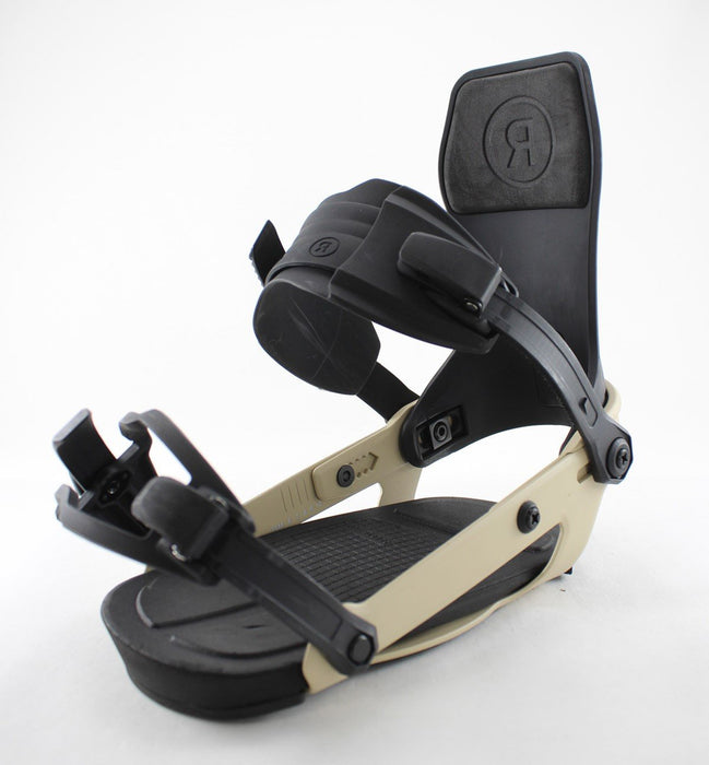 Ride A-6 Snowboard Bindings, Medium (Men's US Size 6-10) Tan 2023 - Demo