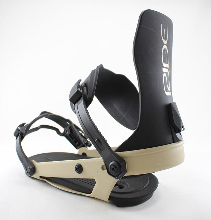 Ride A-6 Snowboard Bindings, Medium (Men's US Size 6-10) Tan 2023 - Demo