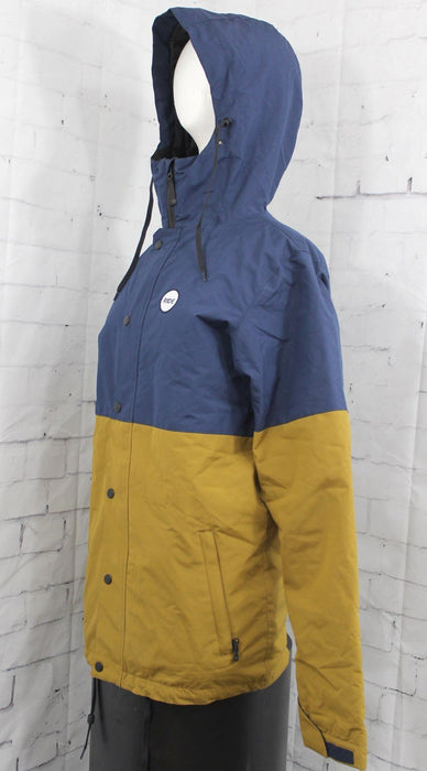 Ride Hawthorne Snowboard Jacket Men's Small Navy Blue / Brown