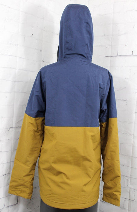 Ride Hawthorne Snowboard Jacket Men's Small Navy Blue / Brown