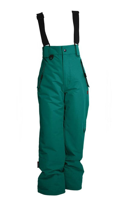 Turbine Boy's Rodeo Snow Pants, Large Alpine Green New