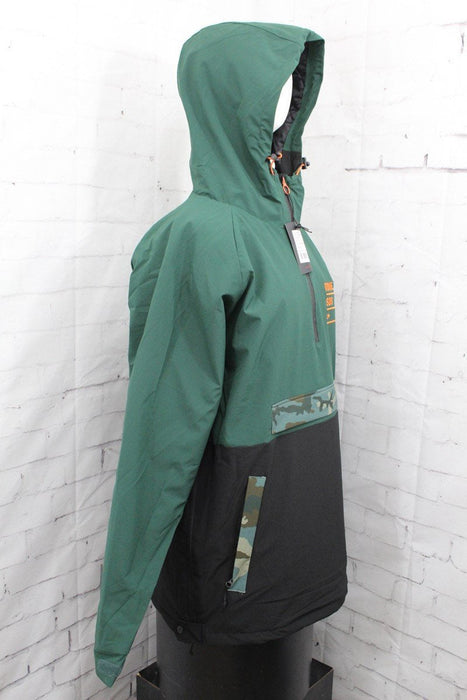 Rome SDS Field Anorak, 1/4 Zip Snowboard Jacket, Men's Small