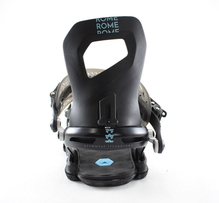 Rome Guild Snowboard Bindings, Small (Womens US 6.5-8.5), Black 2023 -72417