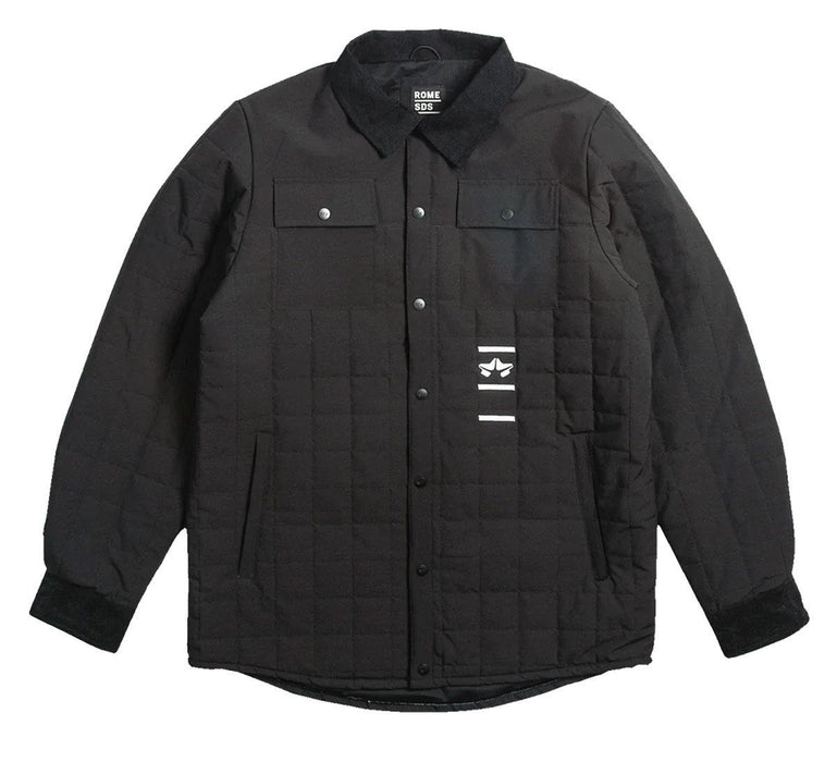 Rome Shacket, Workshirt/Jacket, Snowboard Riding Jacket, Men's Medium, Black New