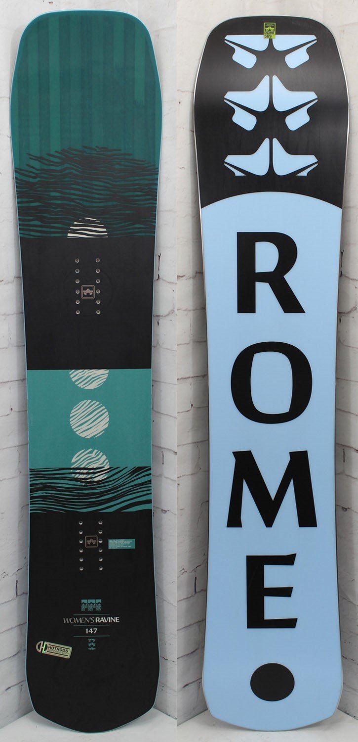 Rome SDS Women's Ravine Snowboard Size 147 cm, Directional