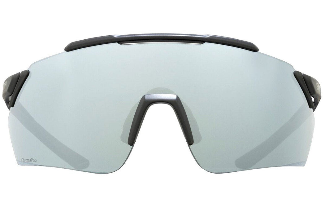 Smith Ruckus Sunglasses Matte Black Frame, ChromaPop Platinum Mirror Lens New