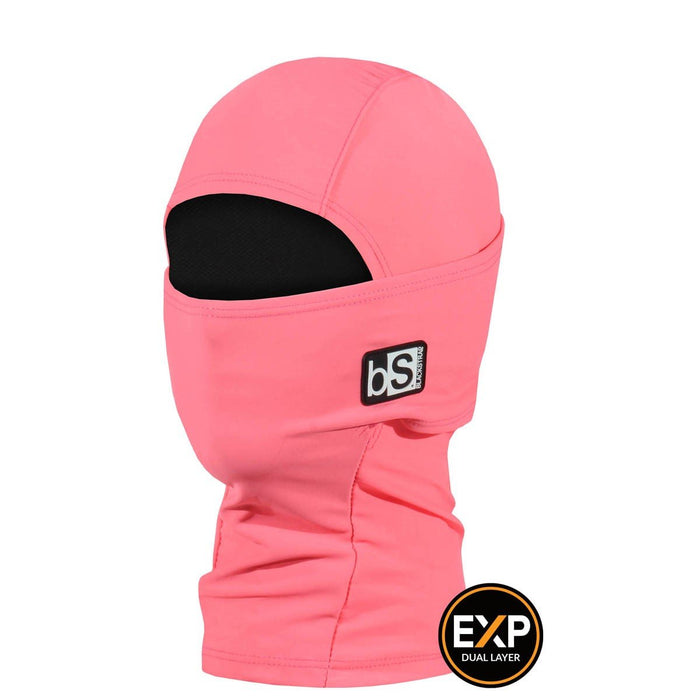 BlackStrap Kids Expedition Hood Balaclava Facemask Coral Pink OSFM ages 2-7ish