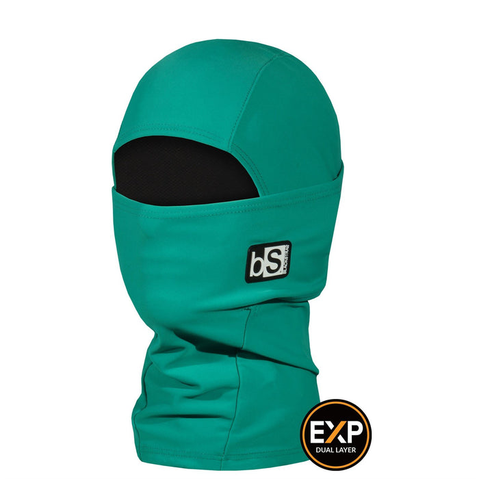 BlackStrap Kids Expedition Hood Balaclava Facemask Jade Green OSFM ages 2-7ish